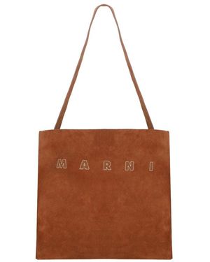 Marni Tassen ,Bruin ,Tote Bag