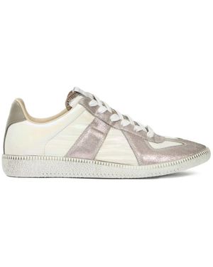 Maison Margiela Schoenen ,Grijs ,Leer Replica Sneakers - Naturel