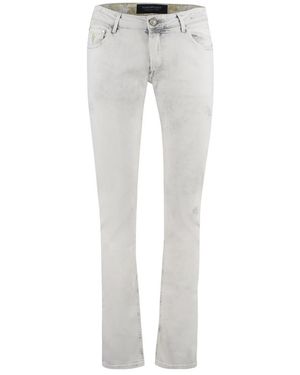 Hand Picked Slim-Fit Jeans - Gris