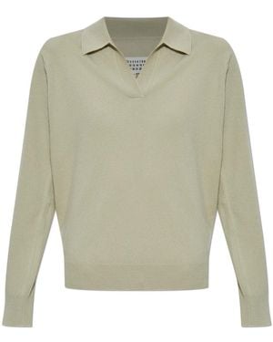 Maison Margiela Wollen Trui - Groen