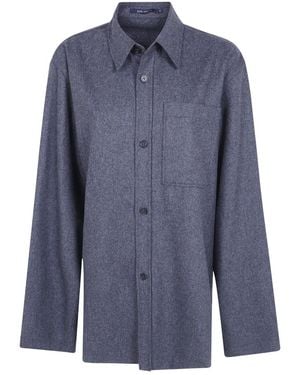 Sofie D'Hoore Overhemden ,Grijs ,Barit Jas-Stijl Shirt - Blauw