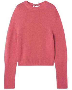 Lanvin Round-Neck Knitwear - Rojo