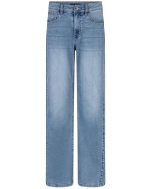 Red Button Jeans ,Blauw ,Katoen Clauddette Broek Met Schuine Naad