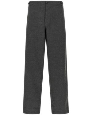 Cellar Door Straight Trousers - Grey