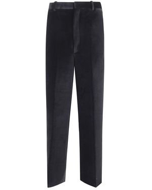 Jil Sander Broeken ,Zwart ,Straight Broeken - Blauw