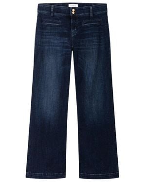 Cambio Bootcut-Jeans - Blau