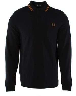 Fred Perry Polo Shirts - Black