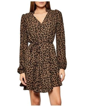 Guess Wanda Flare Dress - Braun