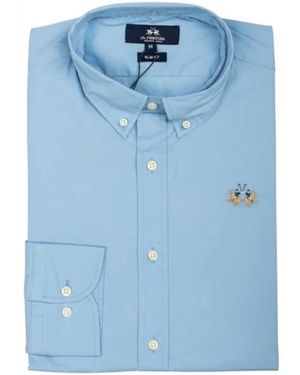 La Martina Casual Shirts - Blue