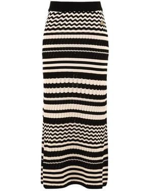 Akep Maxi Skirts - Black