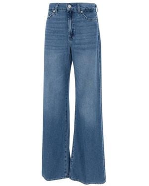 7 For All Mankind Wide Jeans - Blue