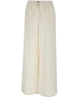 Sun 68 Wide Trousers - Natural