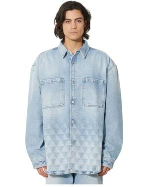 Marcelo Burlon Denim Jackets - Bleu