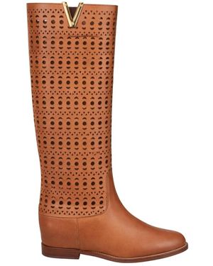 Via Roma 15 High Boots - Brown