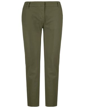 Bomboogie Broeken ,Groen ,Katoen Chino Broek Slim Fit