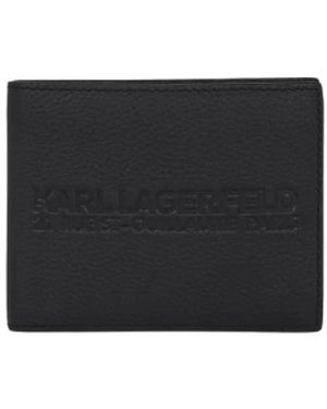 KARL LAGERFELD Genarbtes Portemonnaie K/Rsg - Schwarz