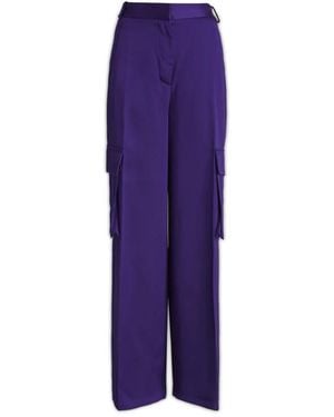 Versace Straight Trousers - Morado