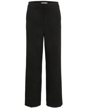 Gestuz Straight Trousers - Black