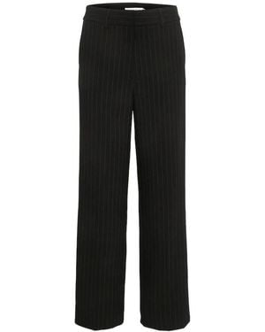 Gestuz Straight Trousers - Black