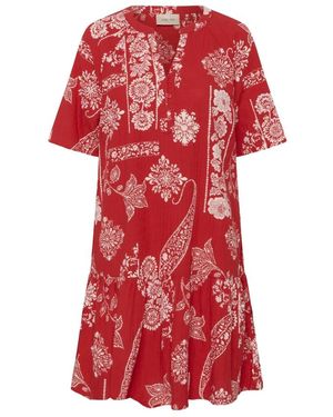 Cream Kleedjes ,Rood ,Korte Jurken