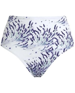 Vilebrequin Badmode ,Wit ,High-Waisted Bikini Bottom - Blauw