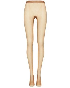 Wolford Twenties Econyl Tights - Natural