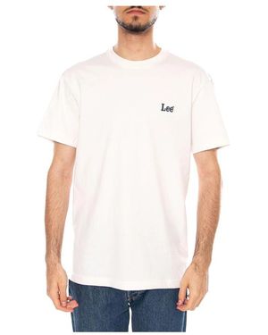 Lee Jeans Tops ,Wit ,Katoen T-Shirts