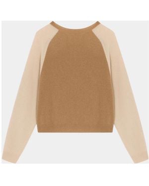 Semicouture Round-Neck Knitwear - Naturel