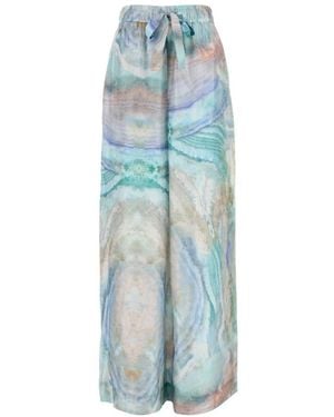 Zimmermann Wide Trousers - Blue