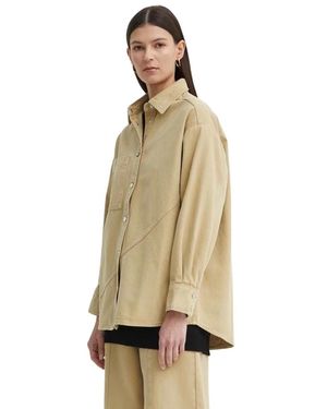 Aeron Overhemden ,Groen ,Katoen Anita Jacket - Naturel
