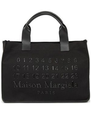 Maison Margiela Schwarze Signature Numbers Bauchtasche