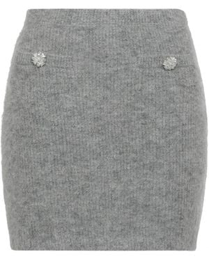 Self-Portrait Short Skirts - Grijs