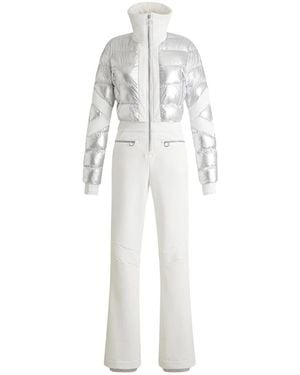 Fusalp Jumpsuits & Playsuits ,Wit ,Leer Clarisse Metal Ski Suit