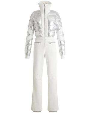 Fusalp Jumpsuits & Playsuits ,Wit ,Leer Clarisse Metal Ski Suit