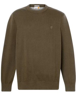 Timberland Baumwollpullover Dunkles Saphir/Dunkles Denim - Grün