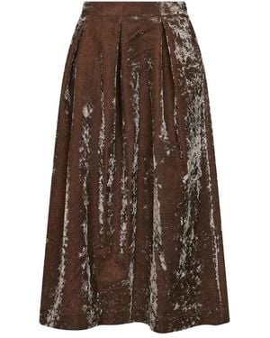 Uma Wang Midi Rok - Bruin