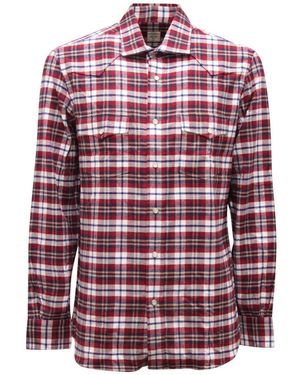 Mazzarelli Casual Shirts - Red