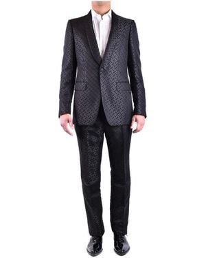 Burberry Single Breasted Suits - Black