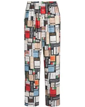 Moschino Straight Trousers - Blue