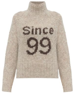 Baum und Pferdgarten Celena Turtleneck Sweater - Grijs