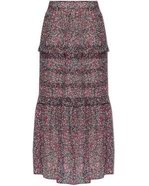 Isabel Marant Rokken ,Rood ,Katoen Volomia Rok - Bruin
