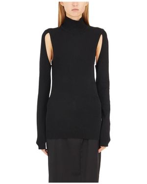 Helmut Lang Turtlenecks - Zwart