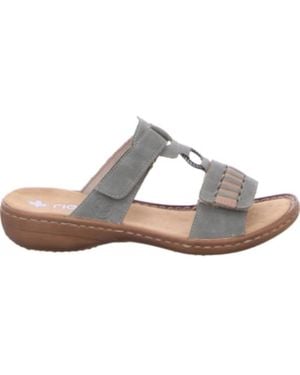 Rieker Comfortabele Slippers Voor - Grijs