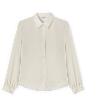 mötivi Overhemden ,Wit ,Chiffon Chiffon Blouse