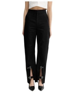 IRO Wide Trousers - Negro