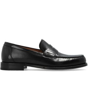 Ferragamo Samuel Leren Loafers - Zwart