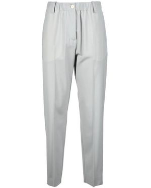 Alysi Tapered Trousers - Grey