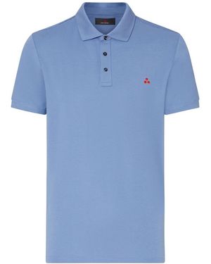 Peuterey Tops ,Blauw ,Katoen Mezzola 02 Polo
