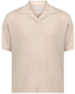Eleventy Linnen Polo - Naturel