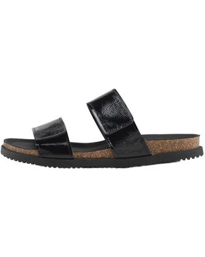 Nature Footwear Sliders - Negro